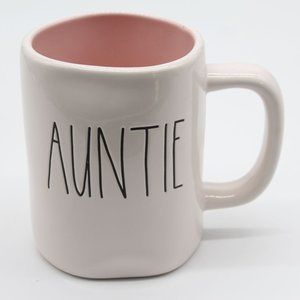Rae Dunn Mug "Auntie" Cup Aunt Family Cup